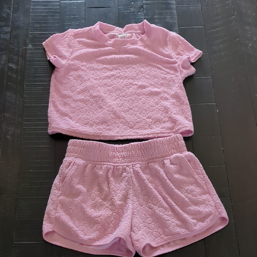 Pink Floral Athleisure Set